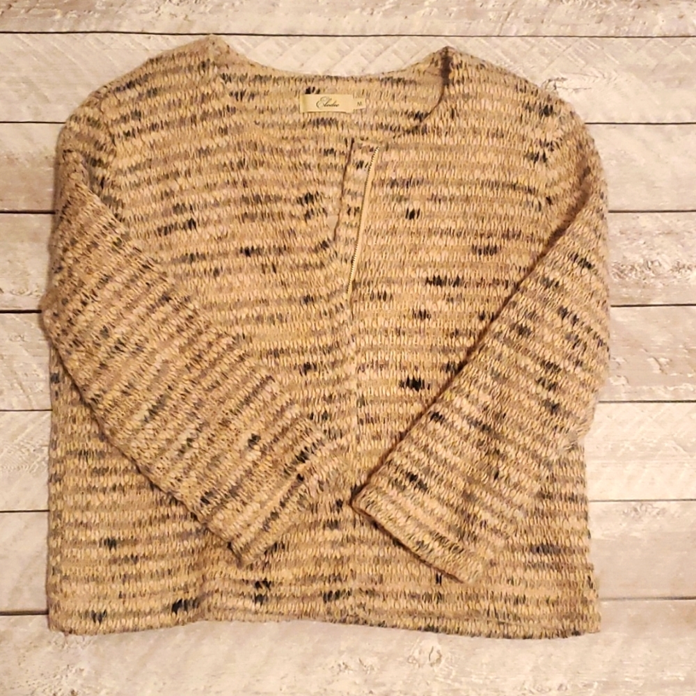 Elodie Pink Woven Blazer Size M
